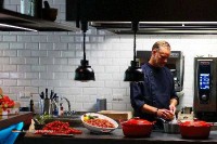 Live Cooking im Restaurant Hotel Niederlande