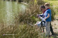 Camping mit Fischteig in Drenthe Holland