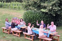 Bed and Breakfast auf Weinberg in den Niederlanden