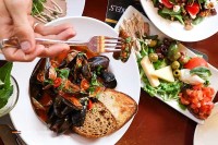 Authentisches italienisches Restaurant in Amsterdam Niederlande