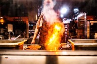 Grillrestaurant in der niederländischen Provinz Nordbrabant Niederlande