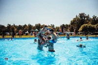 Schwimmbad Camping Holland