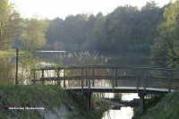 Campingplatz mit Fischteich in Holland