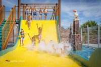 Rutschen Schwimmbad Camping Zeeland Niederlande